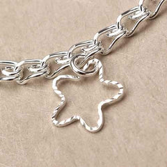 Star Pendant Fashion Foot Chain Silver Plated Anklet for Women