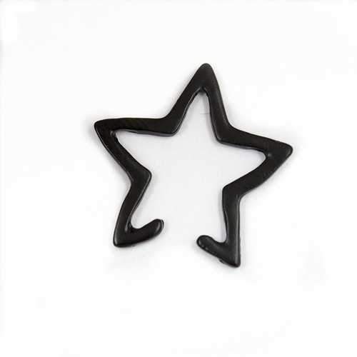 Punk Hollow Star Ear Clip for Women's Earring