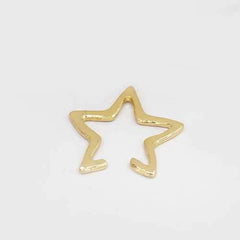 Punk Hollow Star Ear Clip for Women's Earring