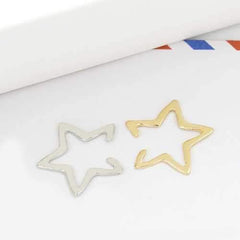 Punk Hollow Star Ear Clip for Women's Earring