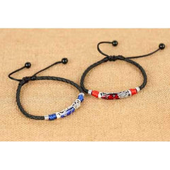 Unisex Lucky Red Rope Ethnic Adjustable Anklet