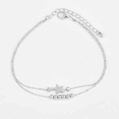 Stylish Pineapple Star Beads Ankle Bracelets for Women