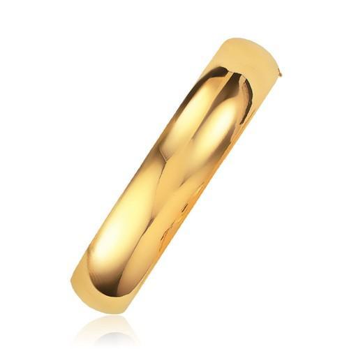 Classic Bangle in 14k Yellow Gold (13.5mm), size 7''