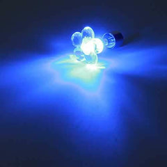 1pc Halloween Plum Blossom Led Light Ear Stud Dance Party Accessories