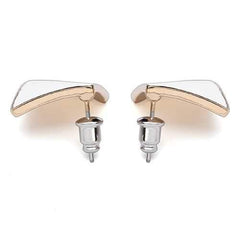 Candy Color Alloy Oil Rhombus Ear Stud Earrings Women Jewelry