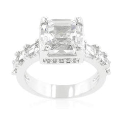 Asscher Cut Engagement Ring