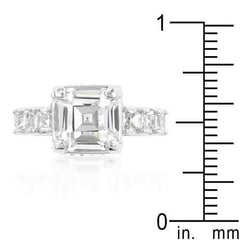 Asscher Cut Engagement Ring