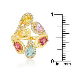 Multi-Color Cocktail Ring