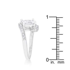 Caroline 2.3ct CZ Rhodium Statement Ring