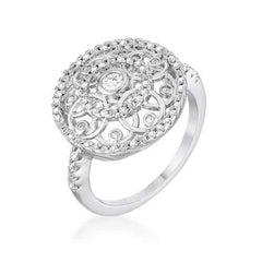 .5 Ct Interlocking Circles Ring with CZ